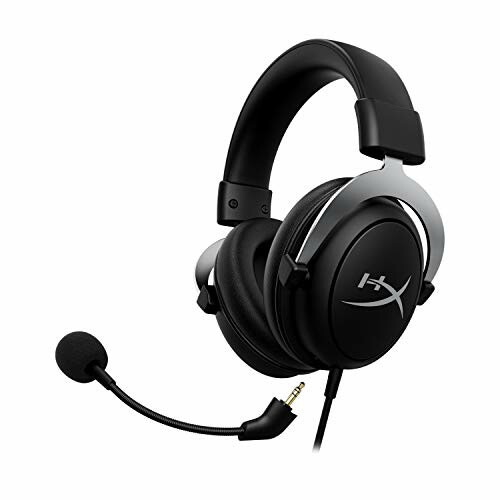 HyperX gaming headset with microphone.