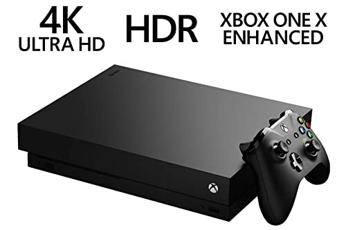 Xbox One X console with controller, 4K Ultra HD HDR